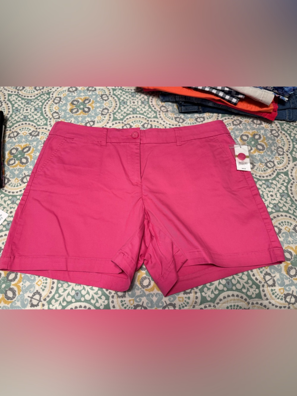 NWT Women’s Crown & Ivy Pink Shorts Caroline 14